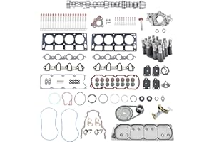 SUSUCAR NON AFM DOD Disable Kit with Camshaft Lifters, Timing Chain, Oil Pump, Head Gasket Set for 2007-2013 Chevy Silverado 1500 Tahoe GMC Sierra Yukon Buick 5.3L