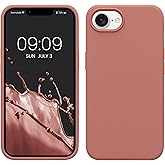 kwmobile Case Compatible with Apple iPhone 16e Case - TPU Silicone Phone Cover with Soft Finish - Winter Rose