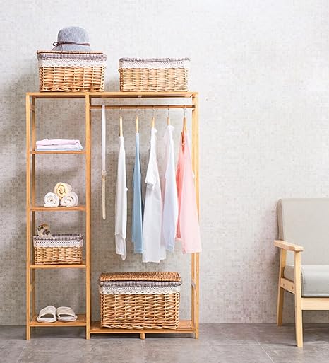 Cabinet Type Simple Solid Wood Stairs Hangers Landing Bedroom