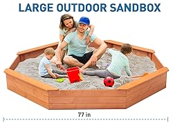 Luyitton Large Octagon Sandbox 84.5"x 77"x