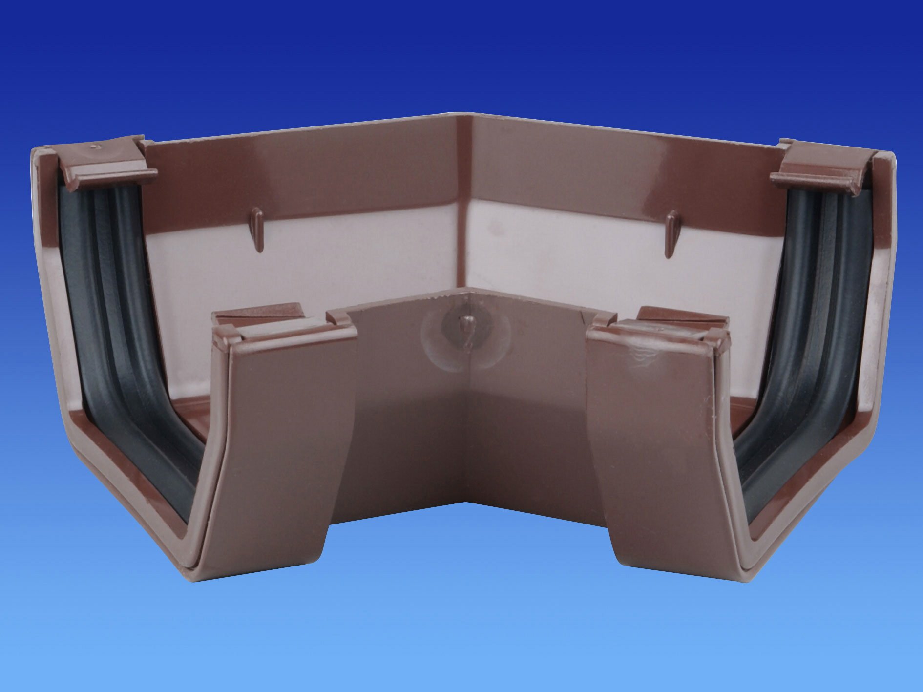 Wavin OSMA Squareline Angle (45 deg) 100mm Brown 4T804n