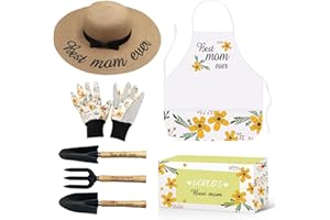 YZNlife Gifts for Mom, from Daughters, Presents for Mom Gardening Tool Set for Women, Gifts for Mom from Daughter/Son Outdoor Horticulture Starter, Garden Tools Kit for Mom
