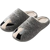 Tofern Women’s Winter Slippers Warm Outdoor Memory Foam Slippers Slip on Fluffy Cozy Indoor House Shoes