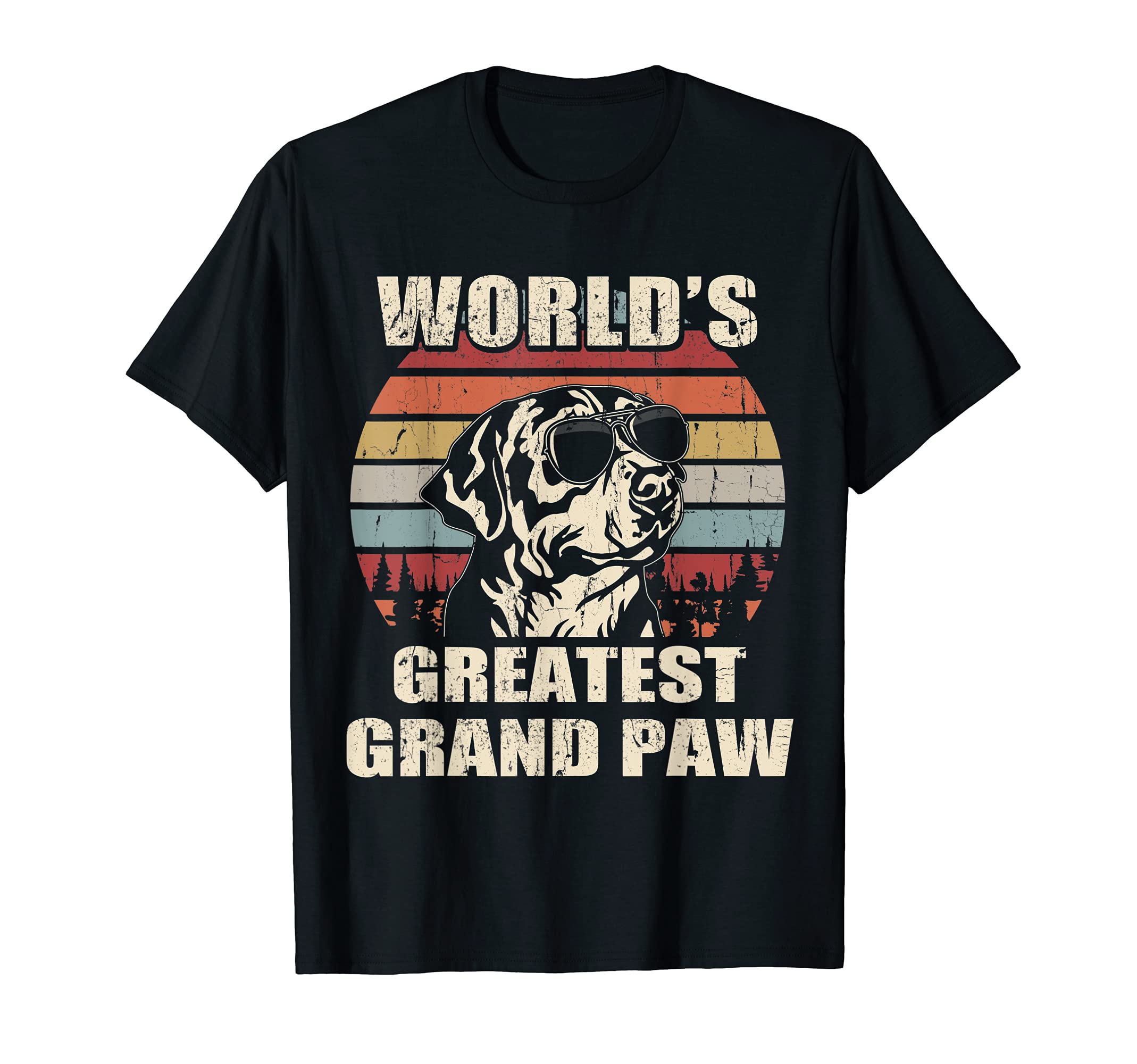 World's Greatest Grand Paw Greater Swiss Mountain Dog vintag T-Shirt