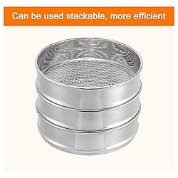 PATIKIL 5 Mesh Lab Sieve, 8" Diameter Test Sieve