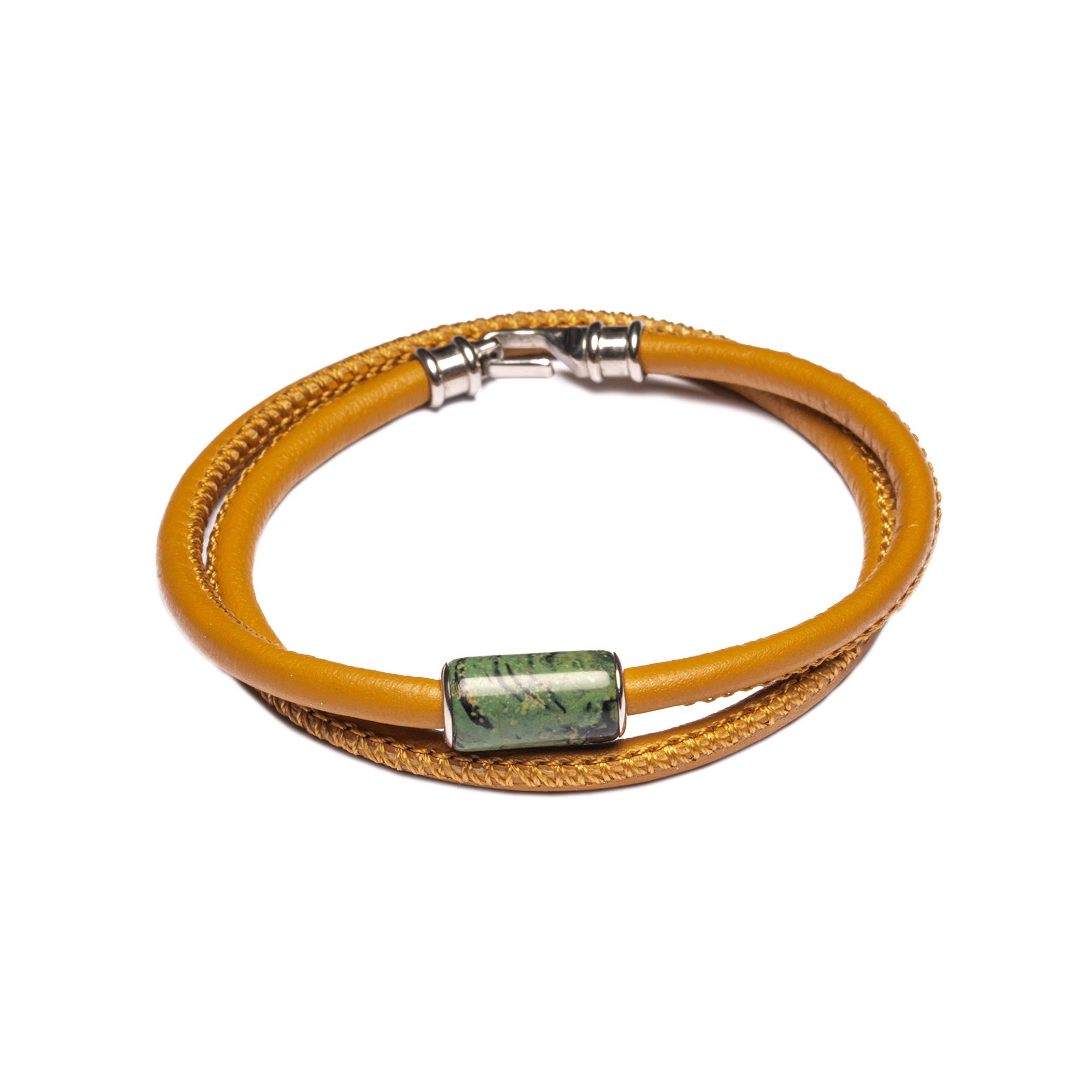 GeminiMen's Apollo Jasper Bracelet (Beige)