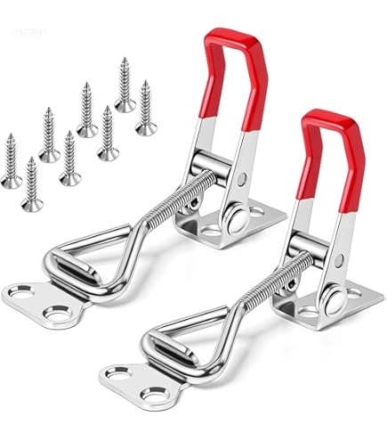 4 Pack Toggle Latch Clamp 4001 Adjustable 304 Stainless Steel Hasp Latches For Smoker Lid Jig Freezer Door - View #14