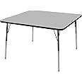 Adjustable Height Classroom Activity Table for Kids & Adults, Rectangular Activity Table for School and Home