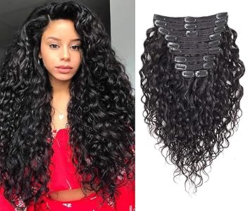 naturally curly hair with straight extensions