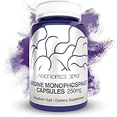 Nootropics Depot Uridine Monophosphate Capsules | Disodium Salt (60 Count) Cognitive Enhancer* | Nootropic | Choline Precursor