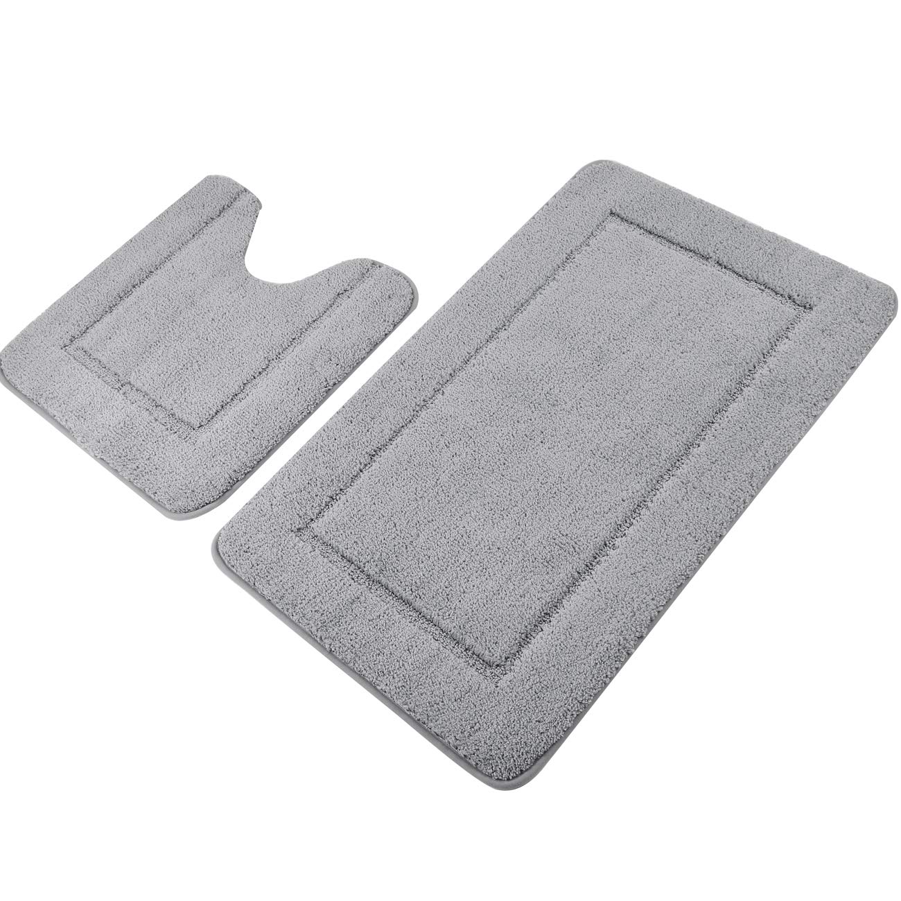 Pauwer Grey Bath Rug Set 2 Piece 21 X 3 Buy Online In Botswana At Desertcart