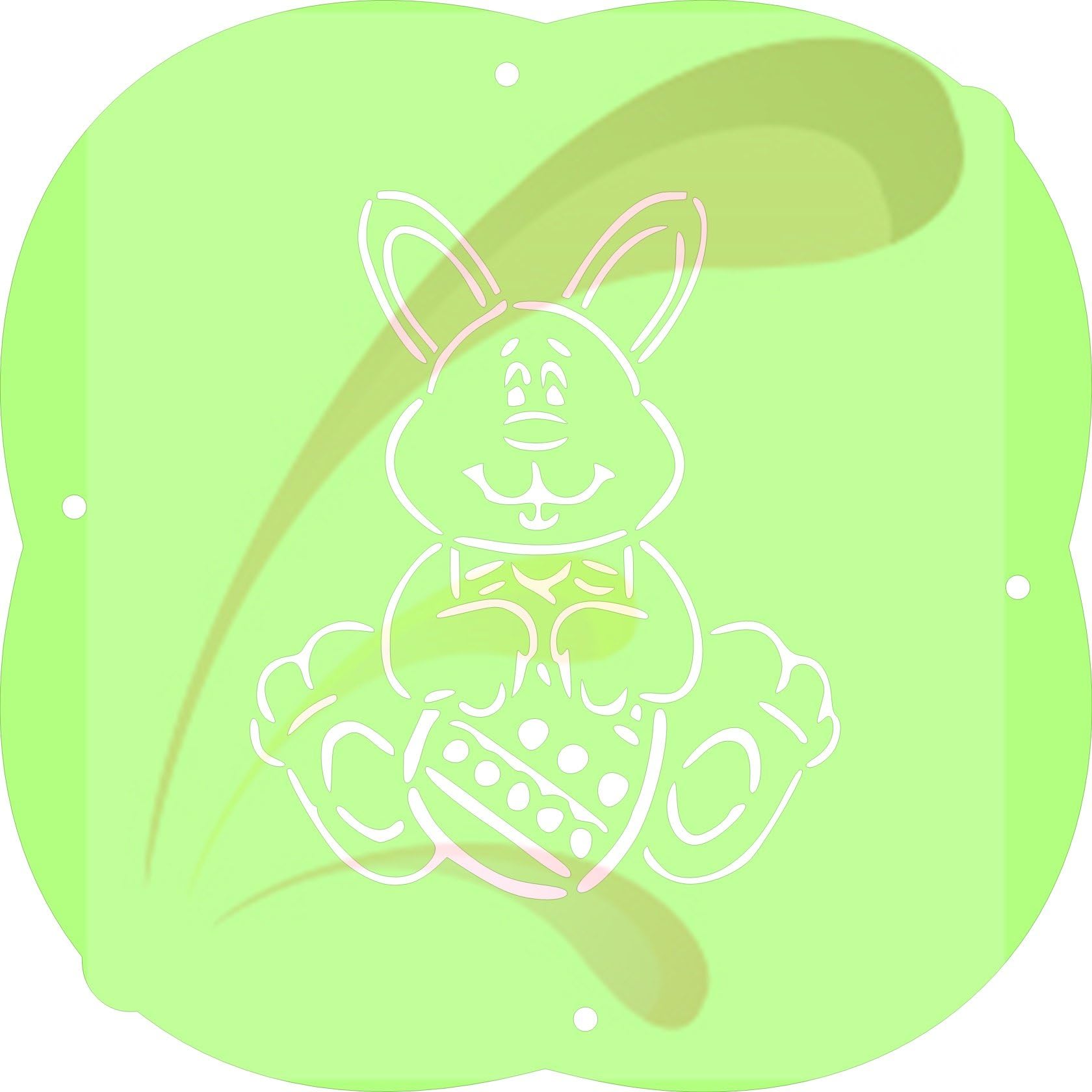 Easter Bunny, PYO, Cookie stencil, Cake Stencil, Coffee Stencil, Candy Stencil, Cupcake stencil for Royal Icing, powders, sugars and edible glitters