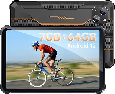 OUKITEL RT3 8 Inch Rugged Tablet 7GB RAM 64GB 1TB SD Android 12 5150mAh 4G