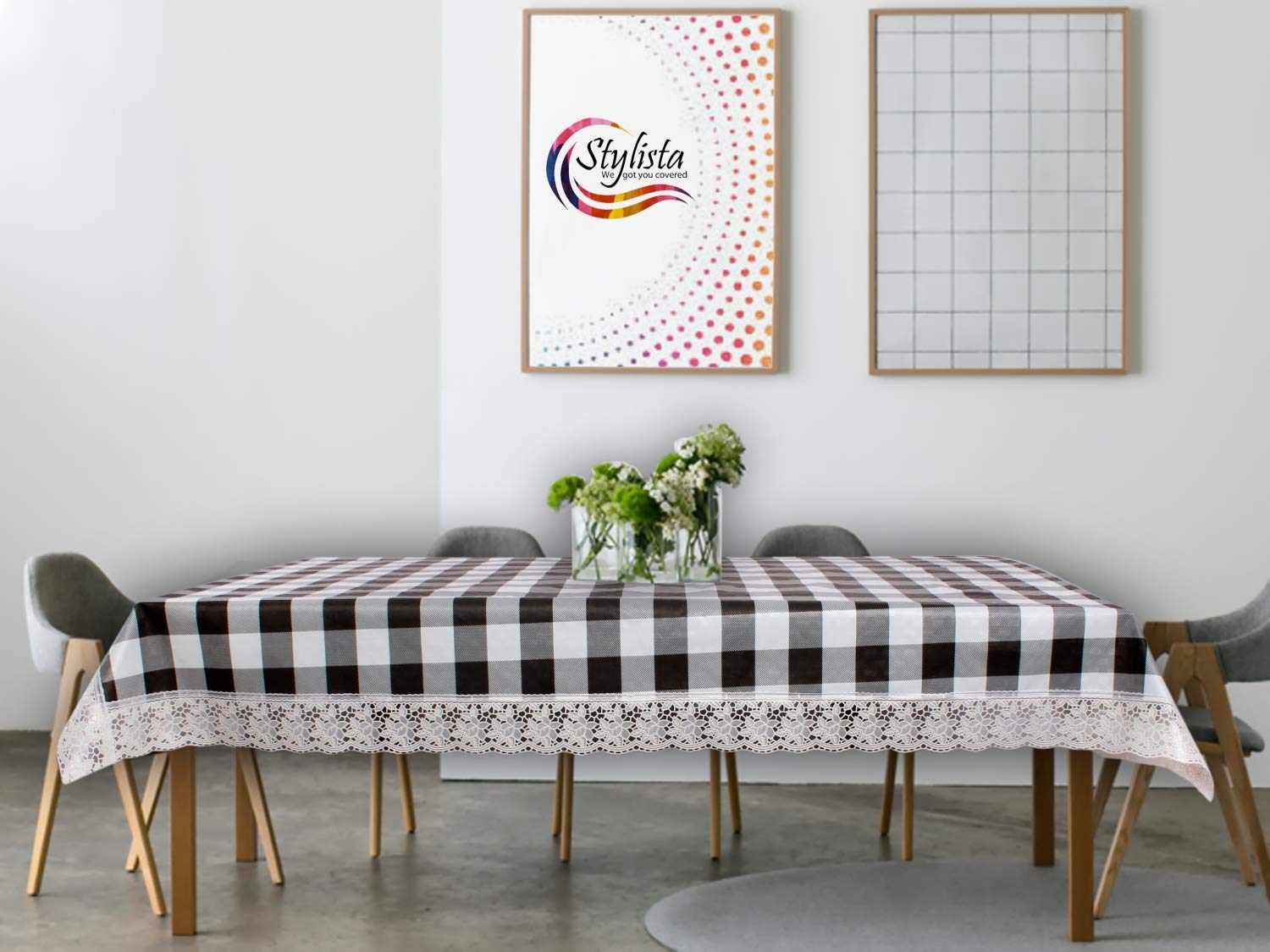 Buy CASANEST 4 to 6 Seater Dining Table Cover Size 54 {Width} x 78