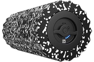 FITINDEX Vibrating Foam Roller for Muscle Deep Tissue, Back Pain Relief, Leg Foot Neck Massager, Exercise, Pilates, Muscle Recovery, Physical Therapy, 4-Speed, Rechargeable, Black