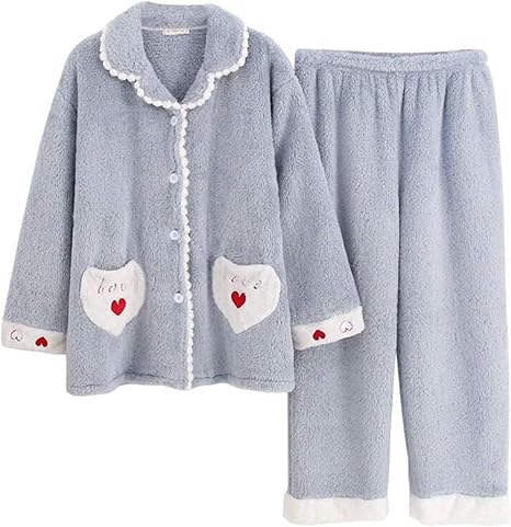 Amazon Co Jp パジャマ女性冬刺繍フランネルパジャマ女性カーディガン大型コーラルフリーススーツ厚みのあるホームサービス Xxxxx Large ホーム キッチン Amazon Co Jp パジャマ女性冬刺繍フランネルパジャマ女性カーディガン大型コーラルフリーススーツ厚みのあるホームサービス Xxxxx Large ホーム キッチン