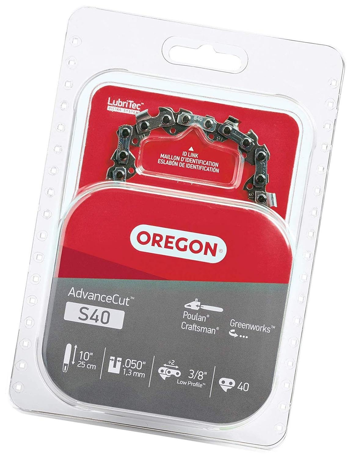 Remington 2 Pack Oregon S40 AdvanceCut 10Inch Chainsaw Chain Poulan Fits Craftsman