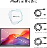 ARZOPA 16.1 Inch Portable Monitor 1920x1080 IPS HDMI Type-C USB-C view 9