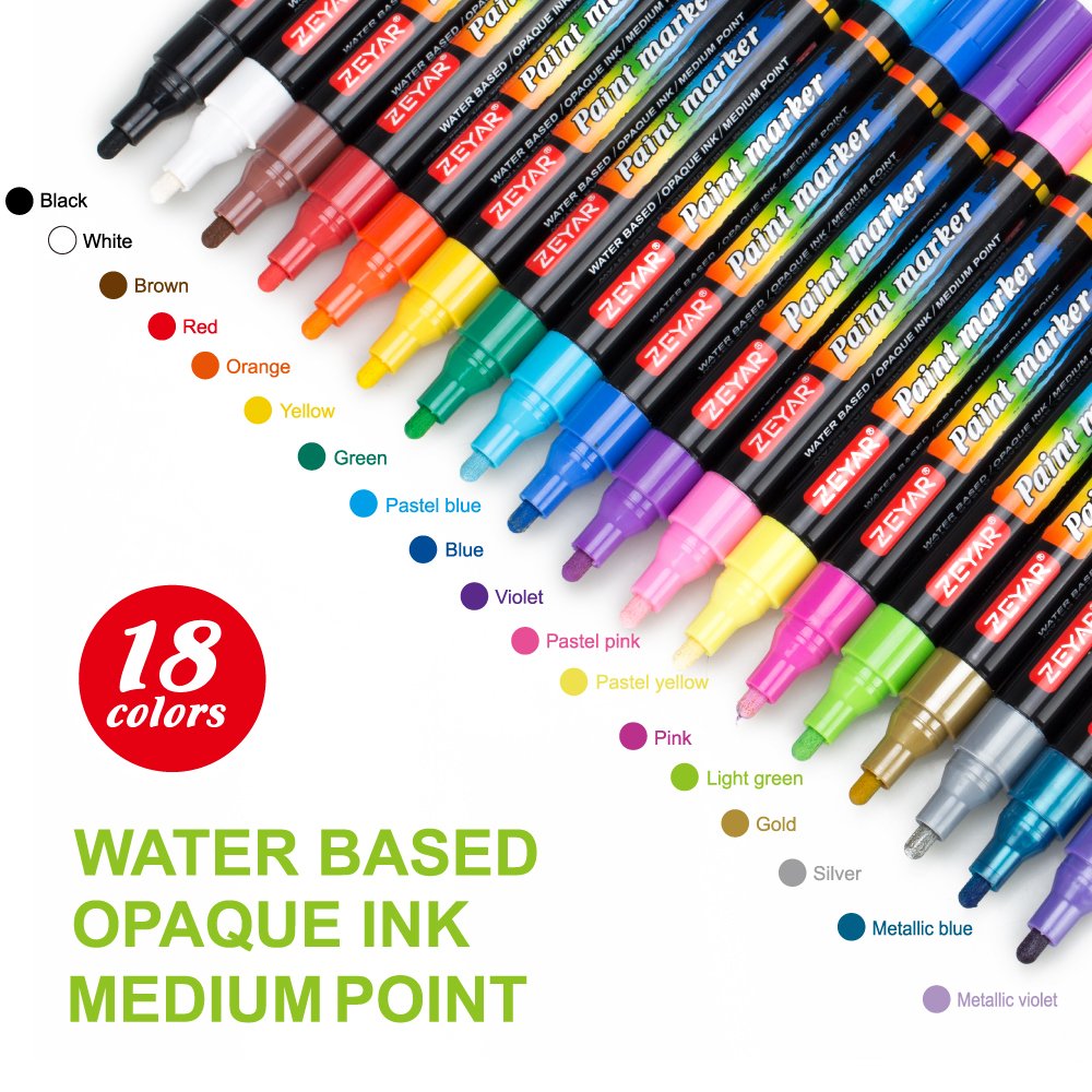 Water based acrylic paint pens Clearance