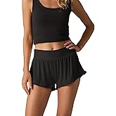 Faceplant Bamboo Rayon Ruffle Shorts |Luxury Lounge and Sleepwear
