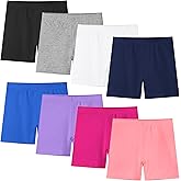 Resinta 8 Pack Baby Toddler Girls Cotton Bike Shorts Kids Safety Under Dress Dance Shorts