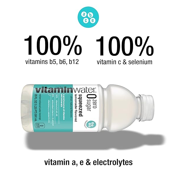 VITAMINWATER ZERO SQUEEZED, 20 FL OZ