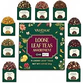 VAHDAM Herbal Loose Leaf Tea Sampler | 9 Exotic Tea Blends | Beautifully Packaged |Delicious Loose Tea Samplers | Perfect for Gifting/Regular Consumption |Holiday Tea Gift for Women, Men