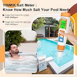 YINMIK Pool Salt Tester New Update 5 in 1 pH TDS EC