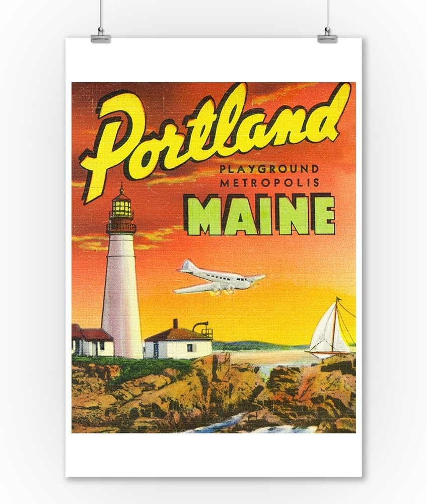 Amazon Com Portland Maine The Playground Metropolis View Of A