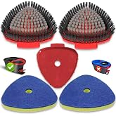 Spin Mop Replacement Head Compatible with O Cedar EasyWring 1 Tank,Scrubber Heads,Scrub Brush Attachment for Bathroom,Kitchen and Various of Hard Floors