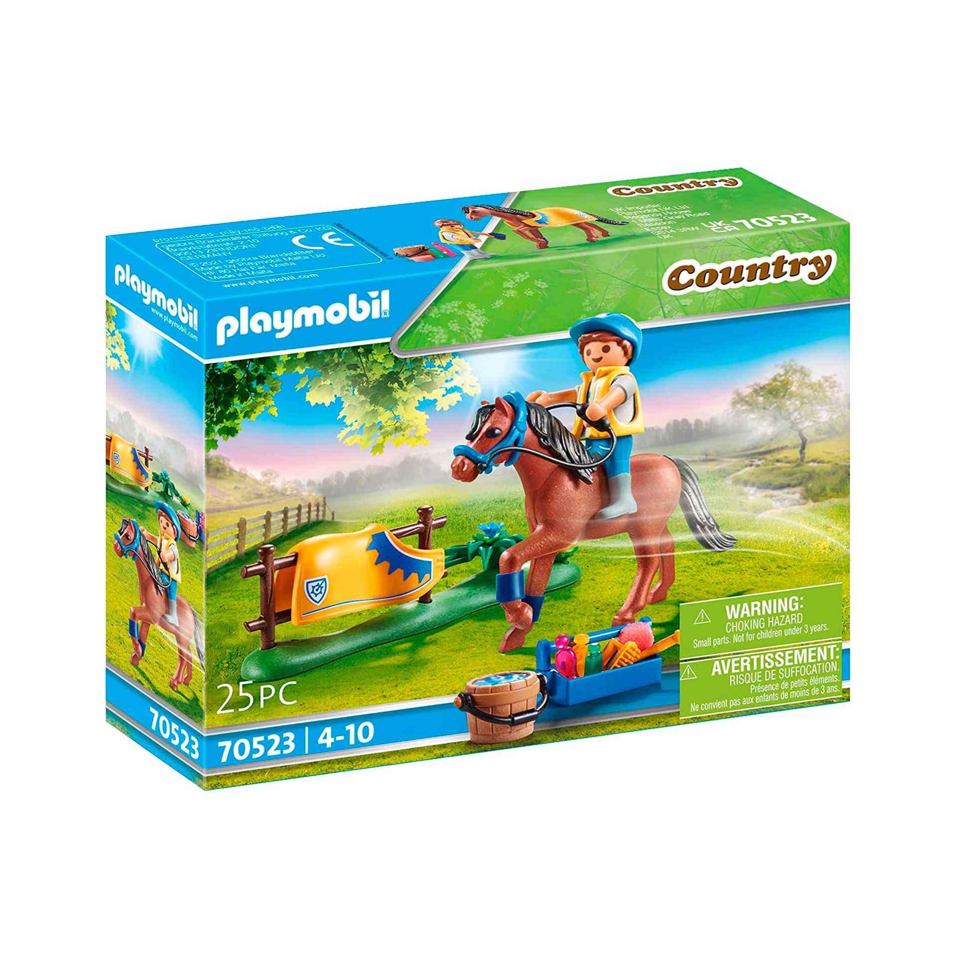 Playmobil 70523 Collective Pony - Welsh, Fun Imaginative Role-Play, PlaySets Suitable for Children Ages 4+