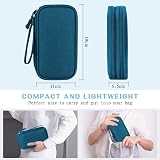 FYY Travel Cable Organiser 2-Layer Waterproof Pouch Dark Green 19x11x5.5cm view 2