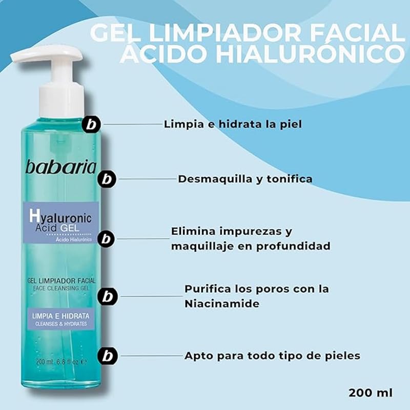 - Pack Regalo Mujer Con Acido Hialuronico | Set De Cuidado Cara Y Corporal: Crema De Manos, Desodorante, Gel Limpiador Facial Y Loción Hidratante | Rutina Antiedad Vegana