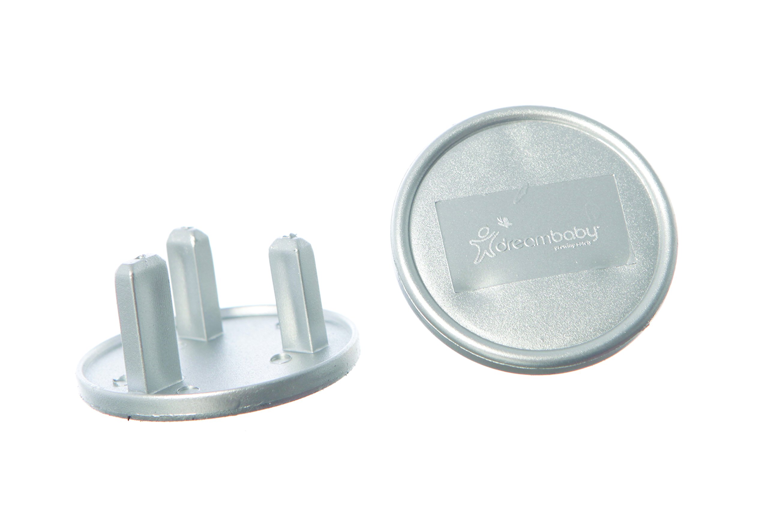 Dreambaby Socket Covers, Silver, 6 Pieces