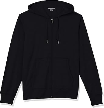 mens lightweight full zip hoodie