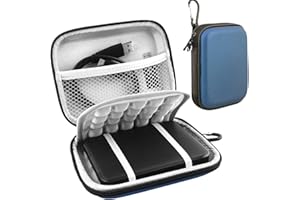 Lacdo Shockproof Hard Drive Carrying Case for Western Digital WD My Passport Ultra WD Elements WD Gaming Drive Portable Exter