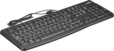 Logitech K120 Wired Keyboard UK Layout Black USB Plug and Play