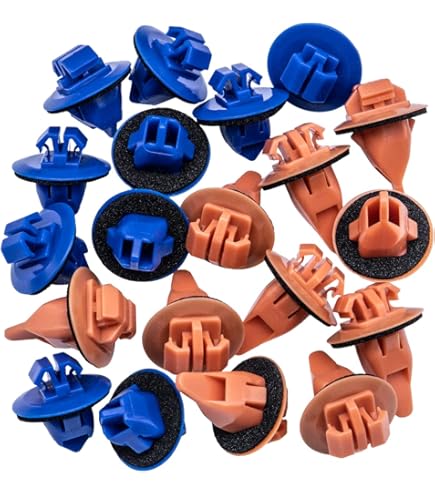 Amazon.com: Rexka Rocker Moulding Clips with Sealer for Toyota