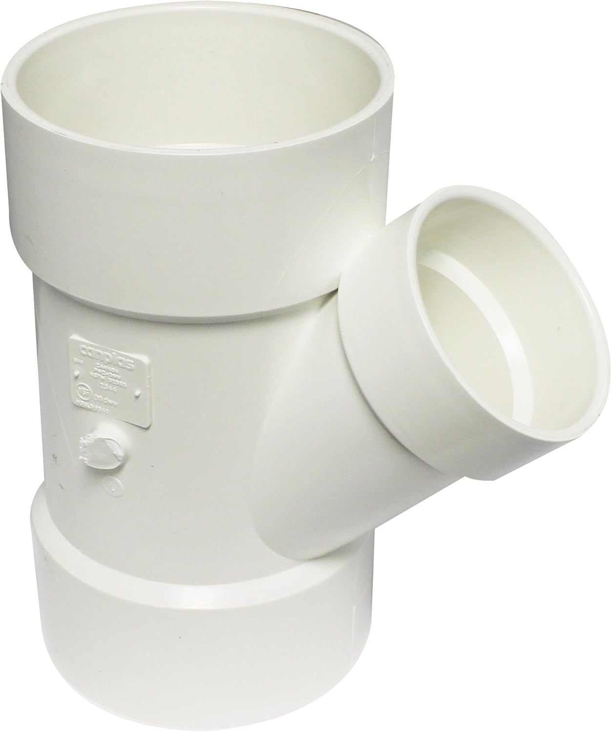 Canplas 192344 PVC DWV Y, 6 x 6 x 4Inch, White, Pipe Fittings Amazon Canada