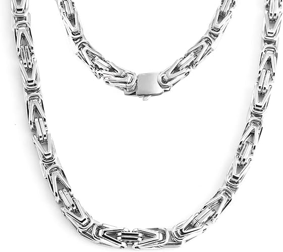 Amazon ネックレスメンズネックレスアクセサリー メンズペンダントネックレメンズリングチョーカーシンプルステンレススティックペンダント シルバー6mm 0 23inch ネックレス 通販