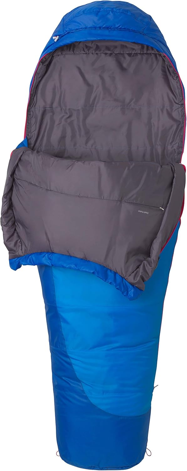 Marmot Trestles 15 Women's Cold-Weather Mummy Sleeping Bag, 15-Degree Rating : Clothing