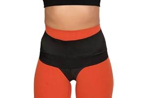 FEMME JOCK Patented Women’s Pelvic Floor Orthotic Support Belt ― Uterus Pain Relief Girdle for Prolapsed Bladder, Vulvar Varicosities, Postpartum Recovery, SPD | High Waist (Black, Medium)