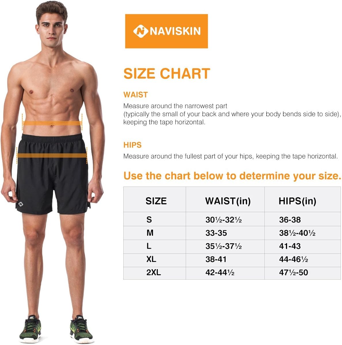 Naviskin Men's 5" Quick Dry Running Shorts Workout Athletic Outdoor Shorts Zip Pocket : Clothing