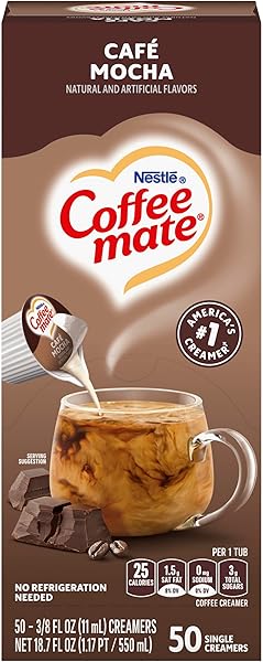 NESTLE COFFEE MATE LIQUID COFFEE CREAMER SINGLES, CAFÉ...