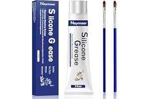 NAYRMAER Silicone Grease Tube, Synthetic Multi-Purpose Grease, Food Grade Silicone Lubricant, Plumbers Grease for O Rings, Valve, Faucet, O Rings 3 oz
