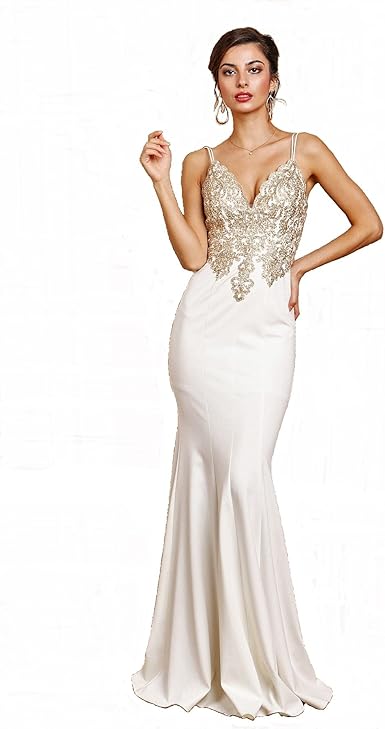 gold bodycon maxi dress