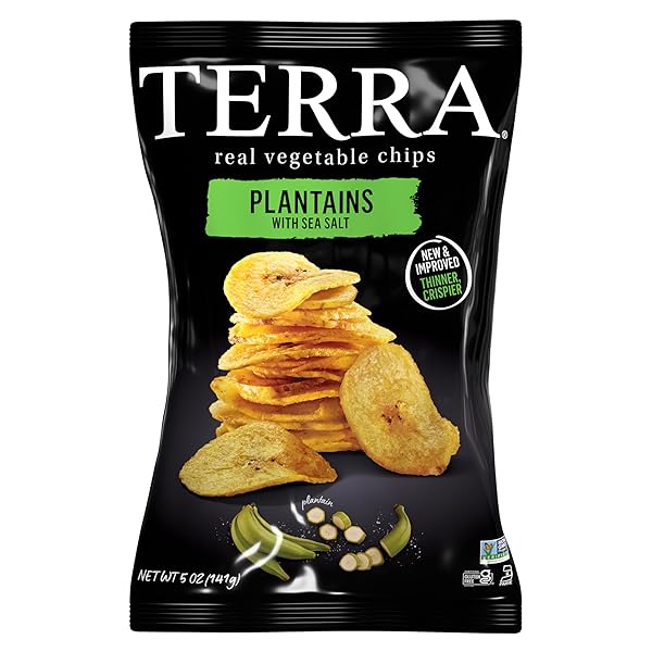 TERRA PLANTAINS REAL SEA SALT VEGETABLE CHIPS 5...