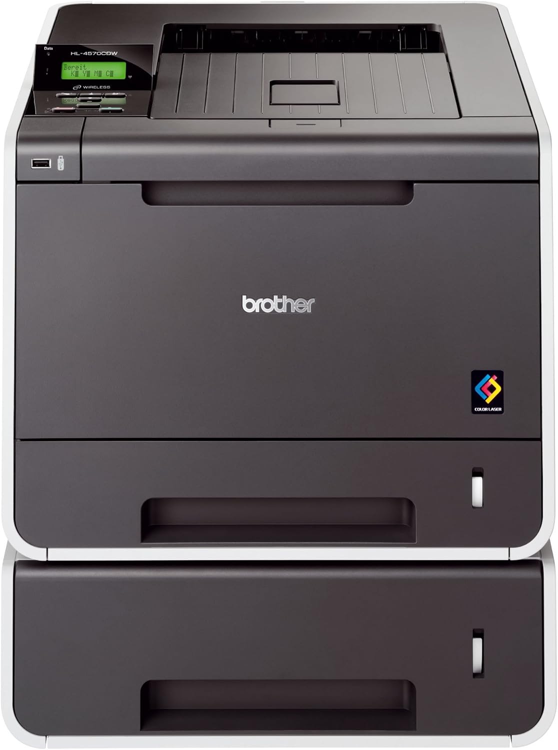 brother monochrome laser printer dual tray