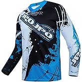 Men's Mountain Bike Jersey Long Sleeve MTB Off-Road Motocross Jersey Quick Dry Downhill&Motocross Shirts