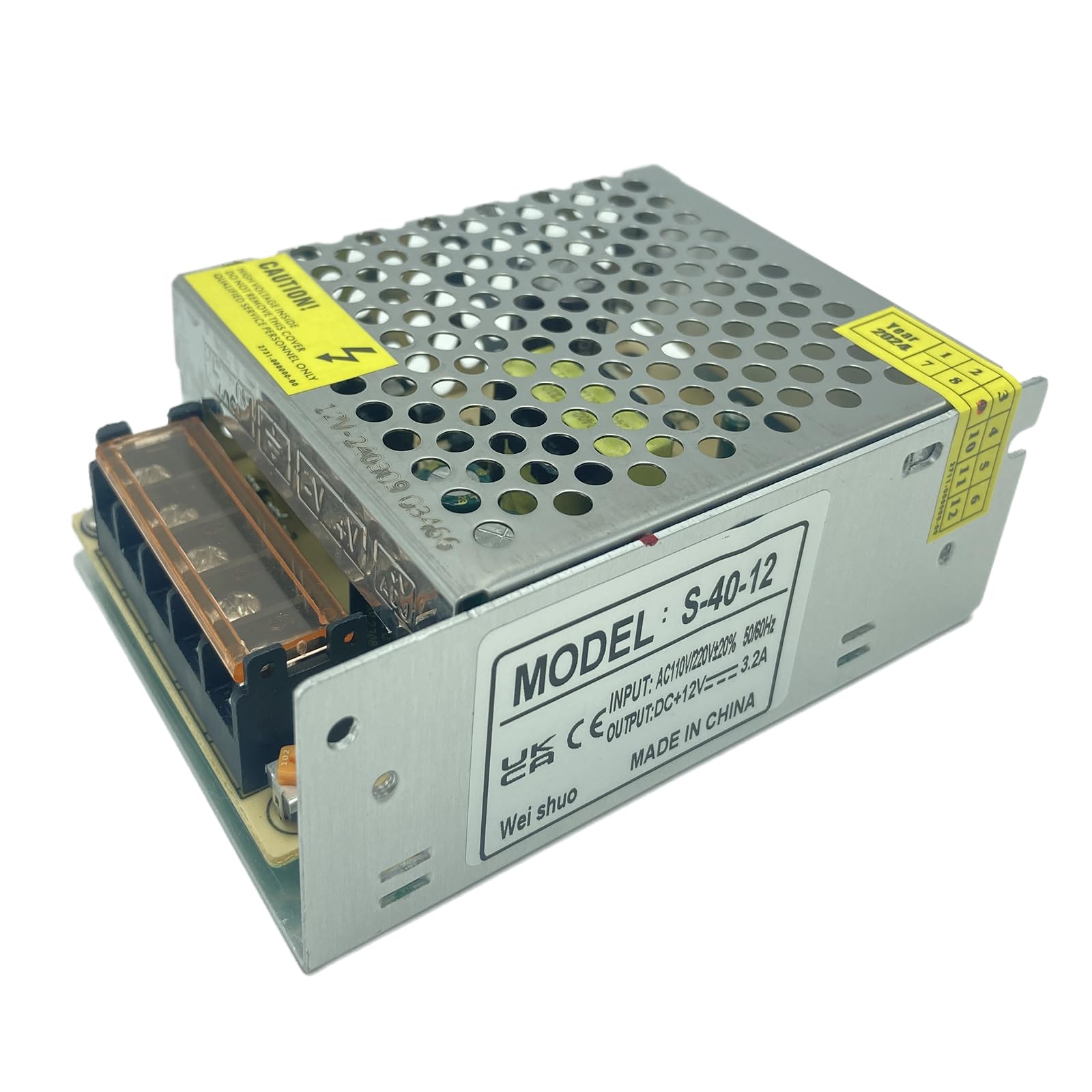 Lianshi 12V 3A 40w Switching Power Supply Short Circuit and Overload Protection Converter Transformer for Industrial Automation LED Surveillance CCTV Printer AC220V to DC12V